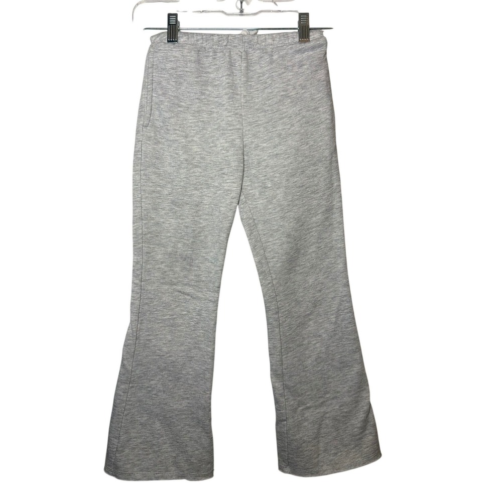 Art Class Girls Heather Gray Fleece Flare Sweatpants Y2K Size Small 6/7